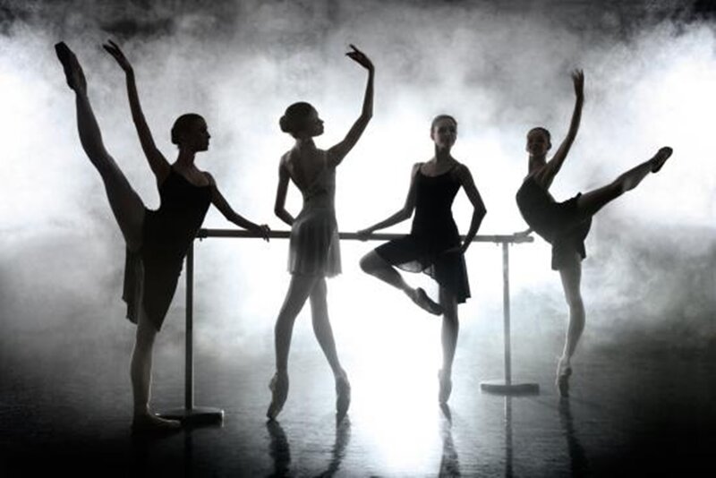 Ballet Dancers at Barre