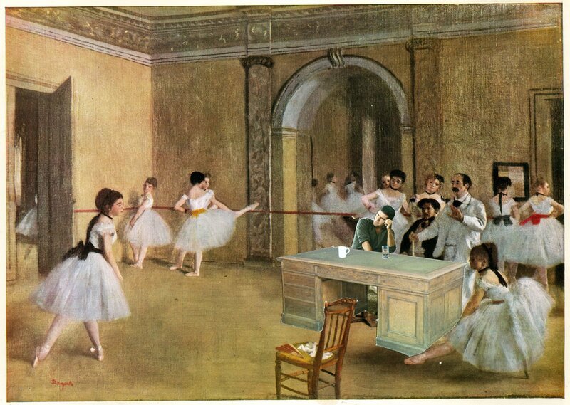 Ballet dancers in a studio