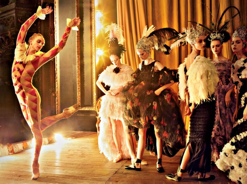 Ballet Dancers in Costumes