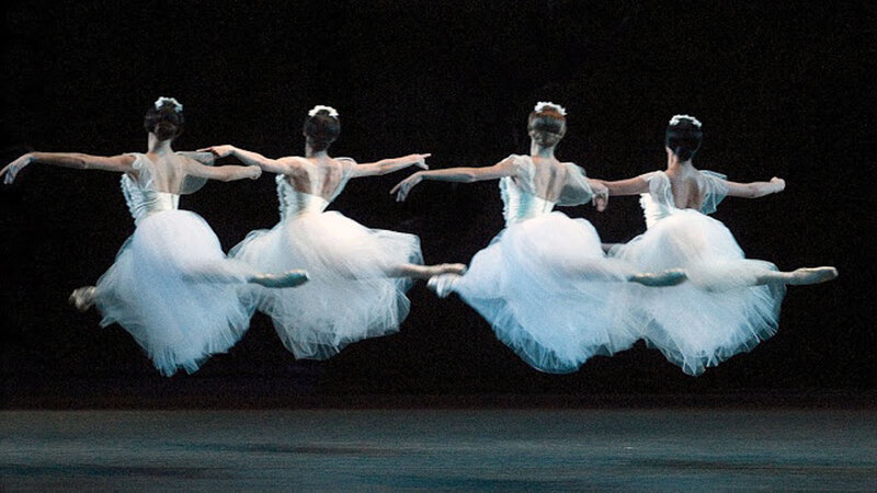 Ballet Dancers in White — Dramatic