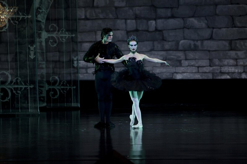 Ballet dancers on stage