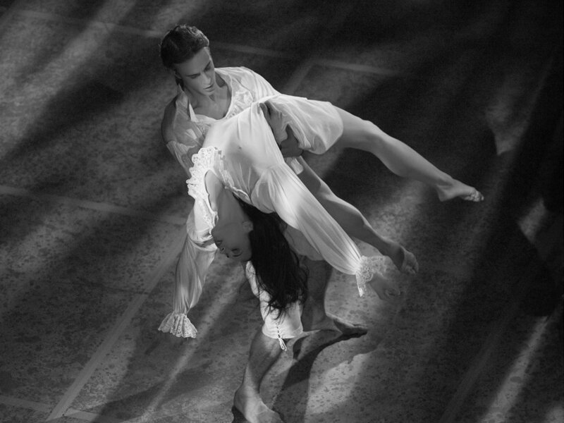 Ballet Dancers Performing