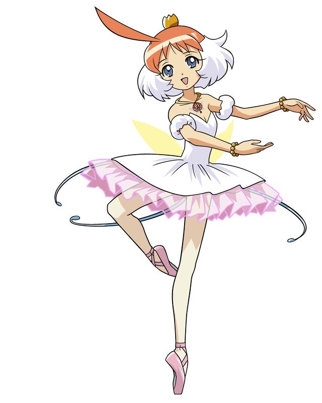 ballet-dancing anime character
