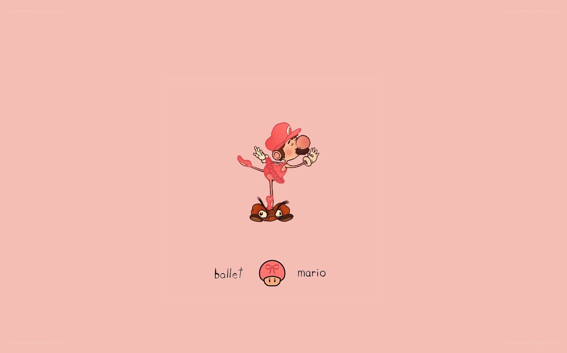 ballet mario illustration