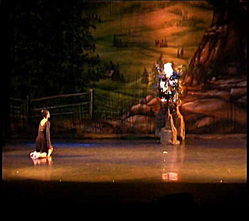 Ballet performance on stage