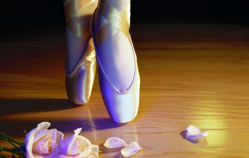 Ballet Shoes on Floor