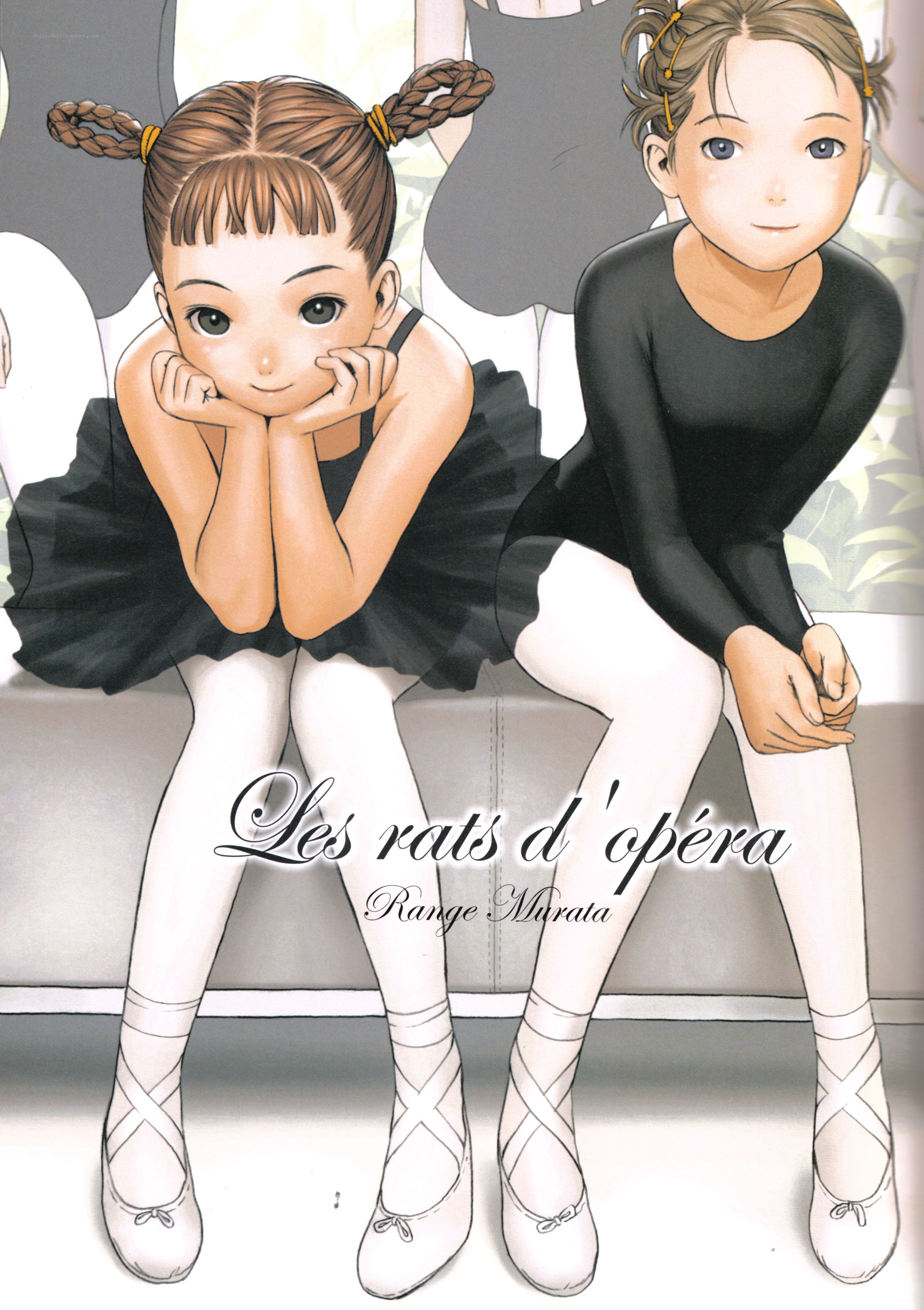 ballet students at rest