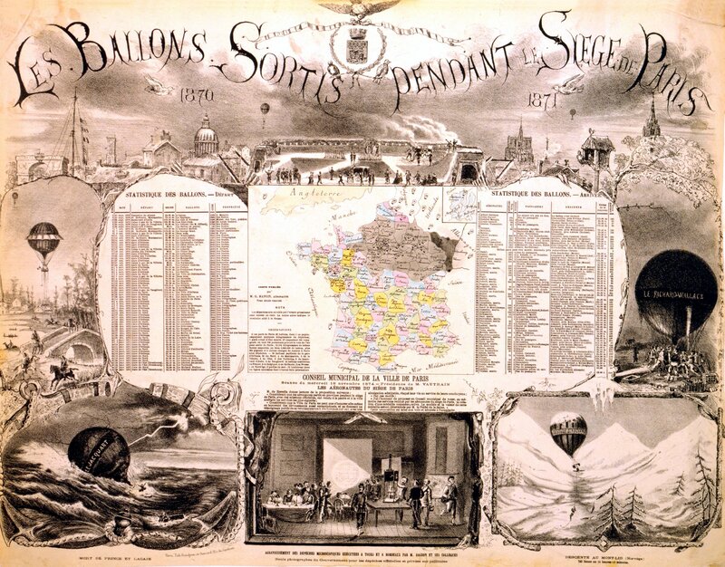 Balloon evacuations during the Siege of Paris