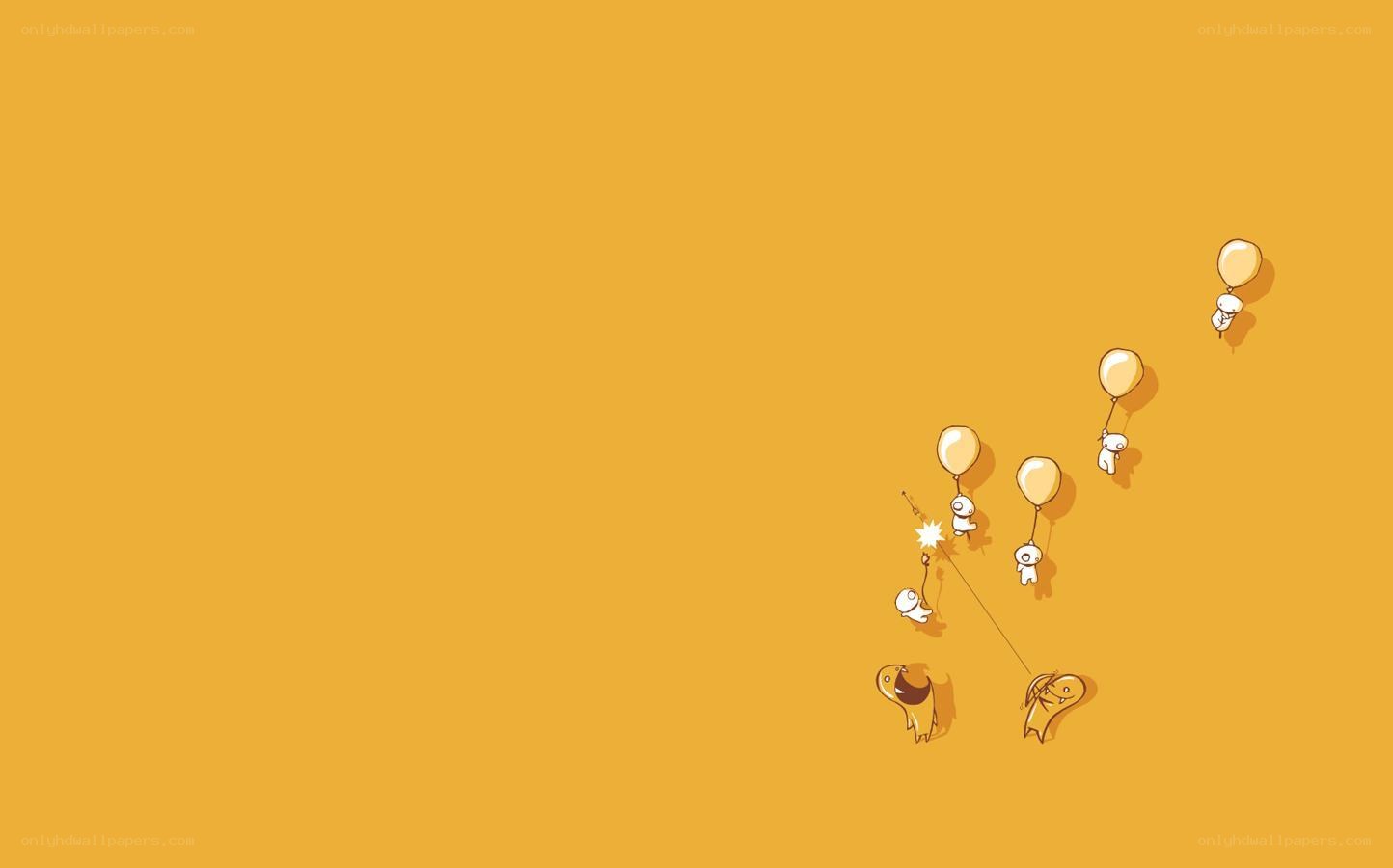 balloons and little figures