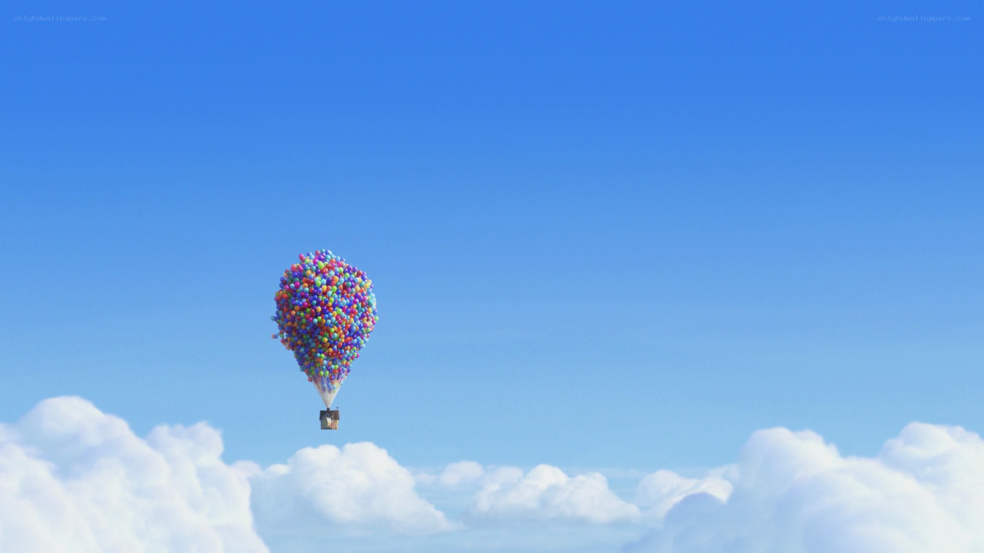 balloons lifting house