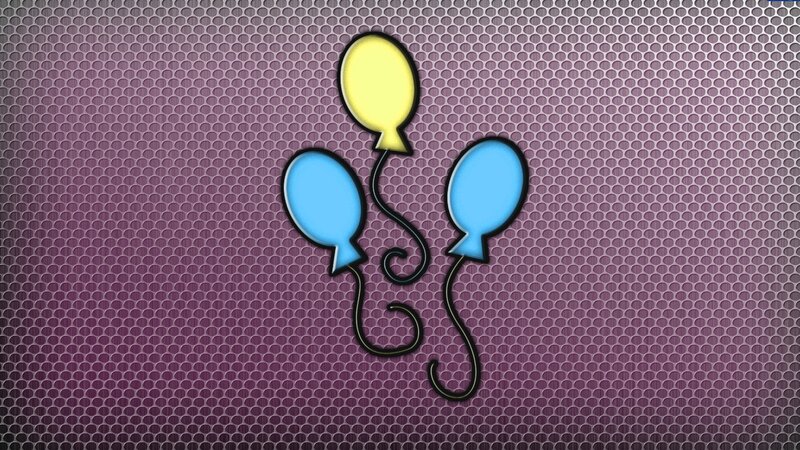 Balloons on Metal Surface