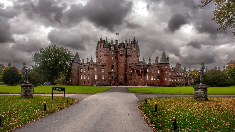 Balmoral Castle — Gray, Dramatic