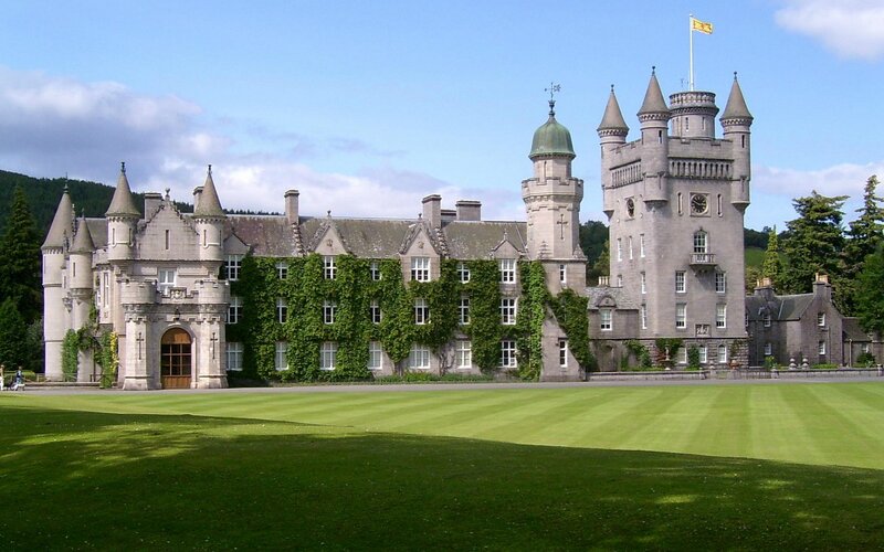 Balmoral Castle — Green, Serene, Afternoon, Photograph, Green Lawn