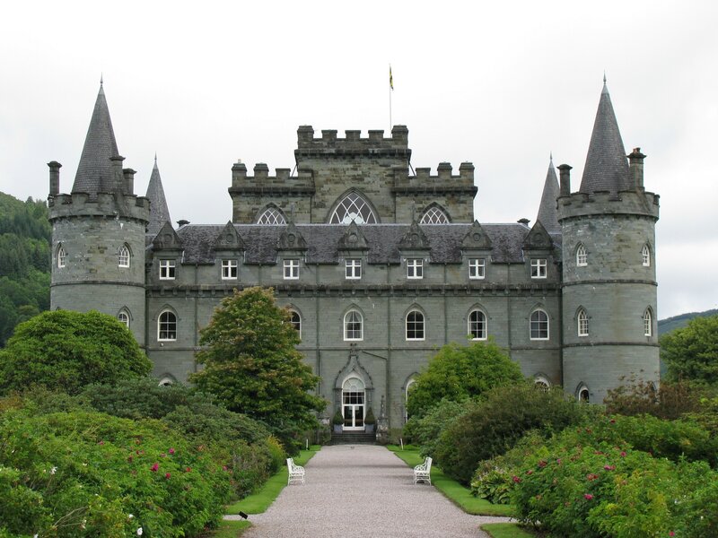 Balmoral Castle — Green, Serene, Afternoon, Photograph, Towers, Garden