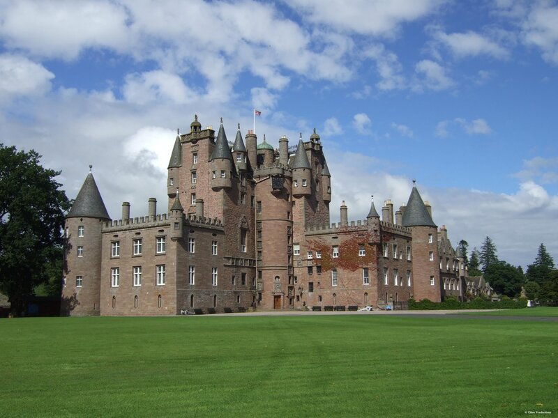 Balmoral Castle on a sunny day