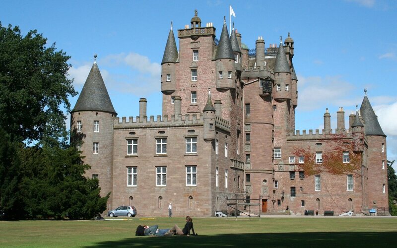Balmoral Castle on a sunny day