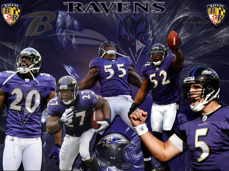 Baltimore Ravens football team collage