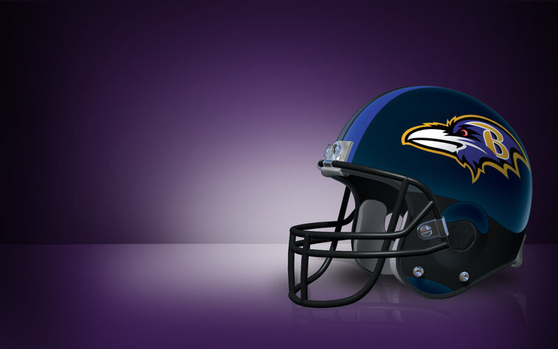 Baltimore Ravens Helmet — Purple