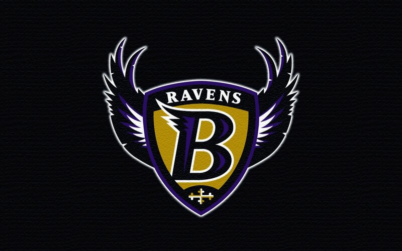 Baltimore Ravens Logo — Black