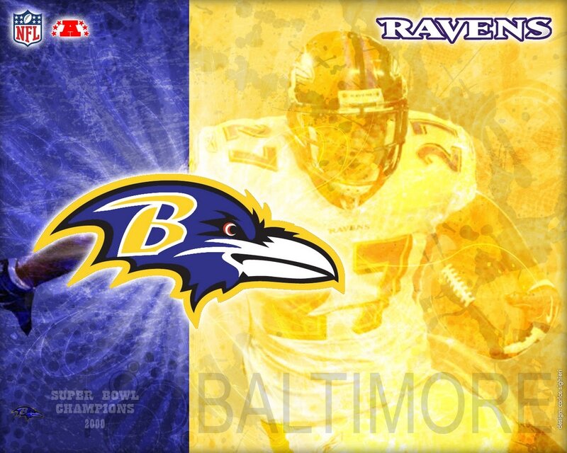 Baltimore Ravens Logo — Blue