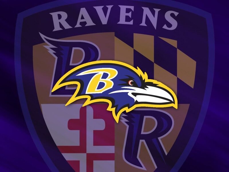 Baltimore Ravens Logo — Purple, Bold, Vector Art, Shield