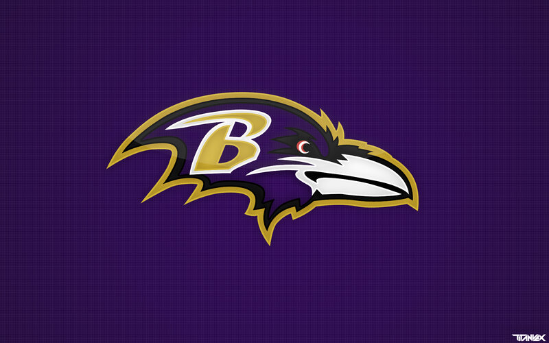 Baltimore Ravens Logo — Purple, Bold, Vector Art