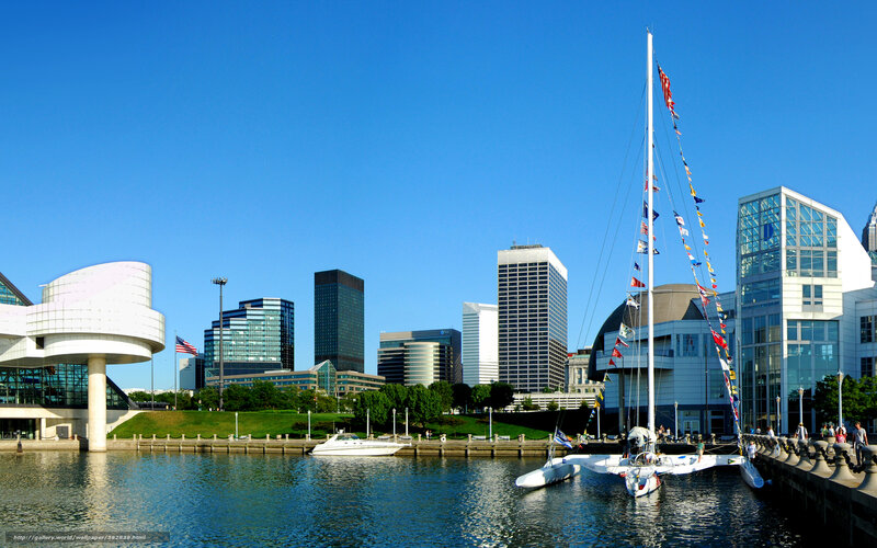 Baltimore waterfront skyline