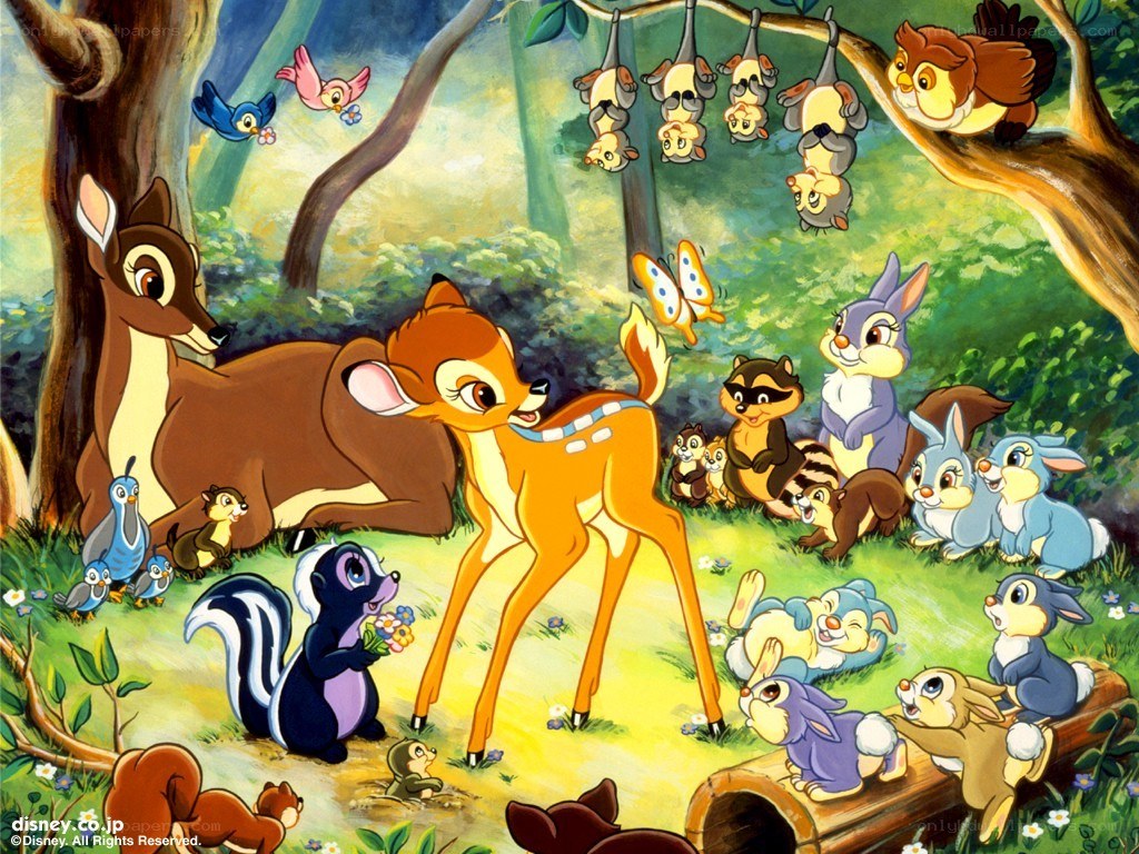 Bambi and forest friends