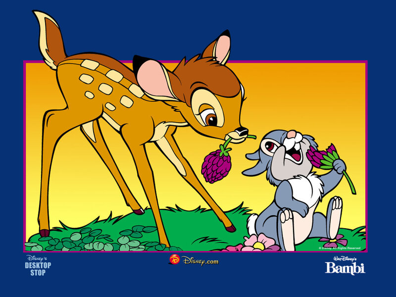 Bambi and Thumper — Blue