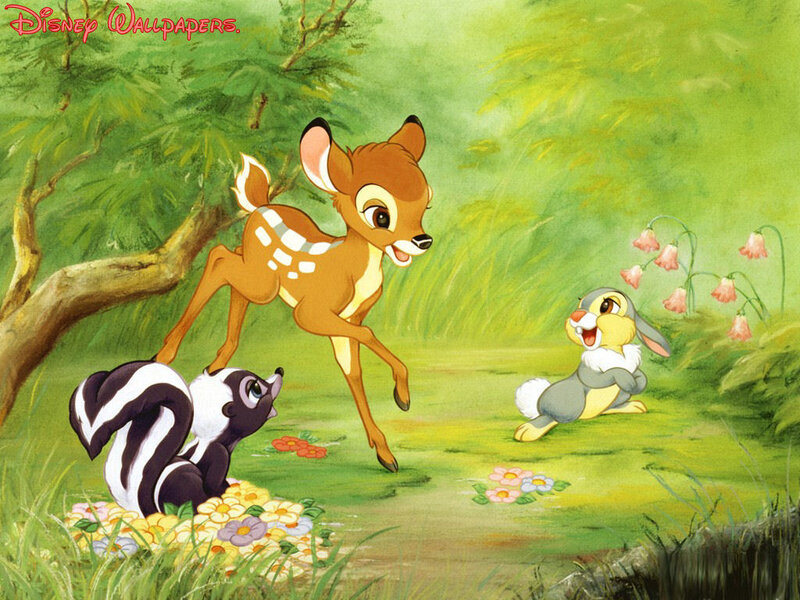 Bambi Deer with Friends