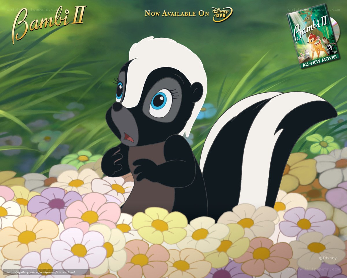 Bambi II skunk character