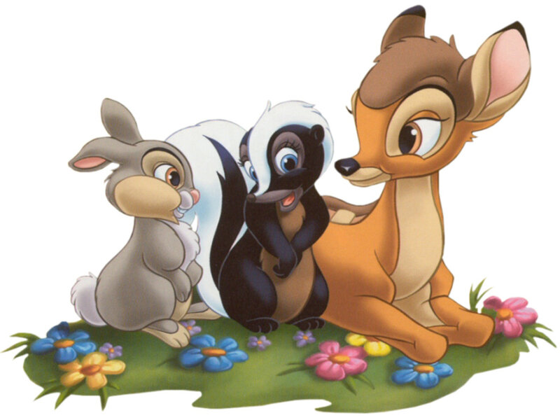 Bambi with Friends — Brown