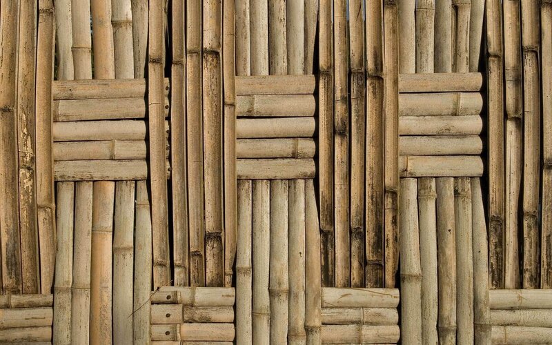 Bamboo Fence Texture — Brown