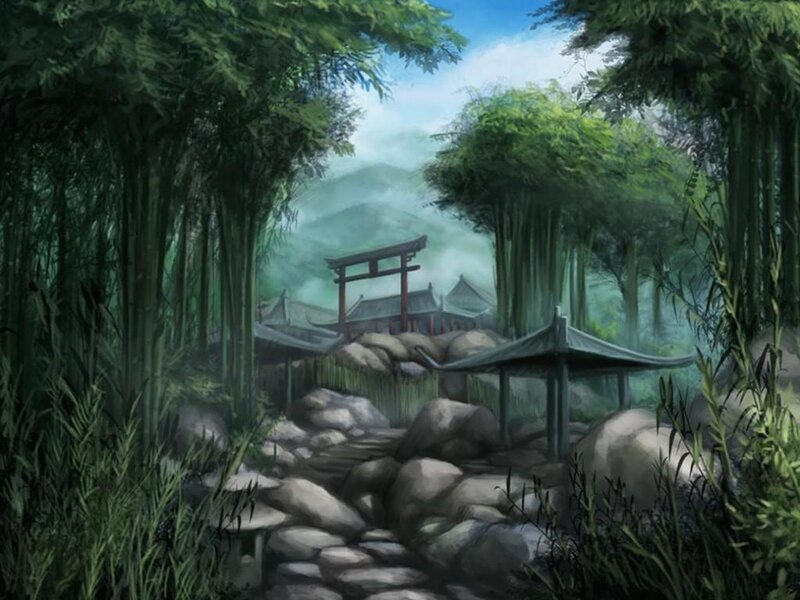 Bamboo Forest Shrine — Green
