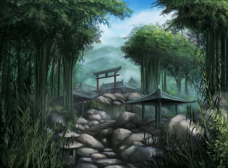 Bamboo forest shrine