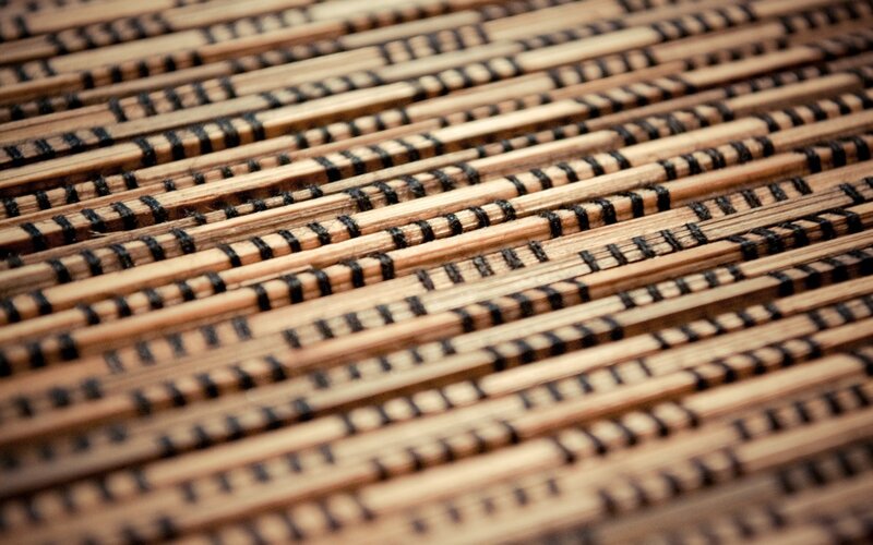 Bamboo mat texture