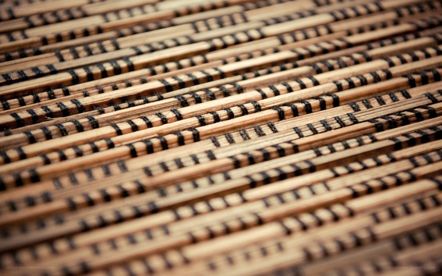 Bamboo mat texture