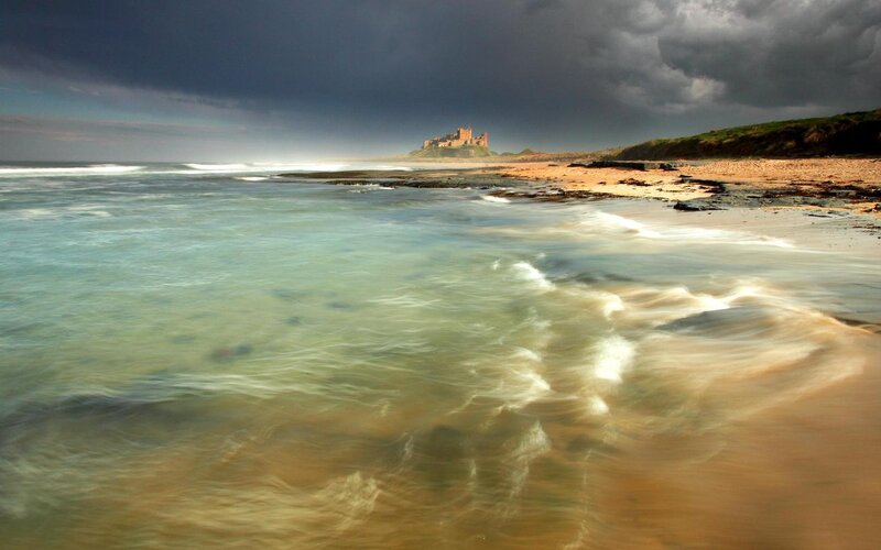 Bamburgh Castle — Blue