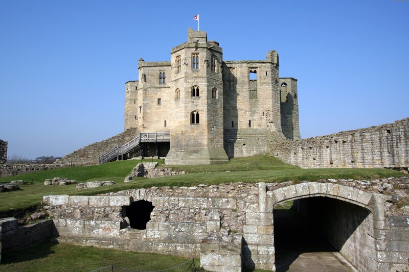 Bamburgh Castle in England