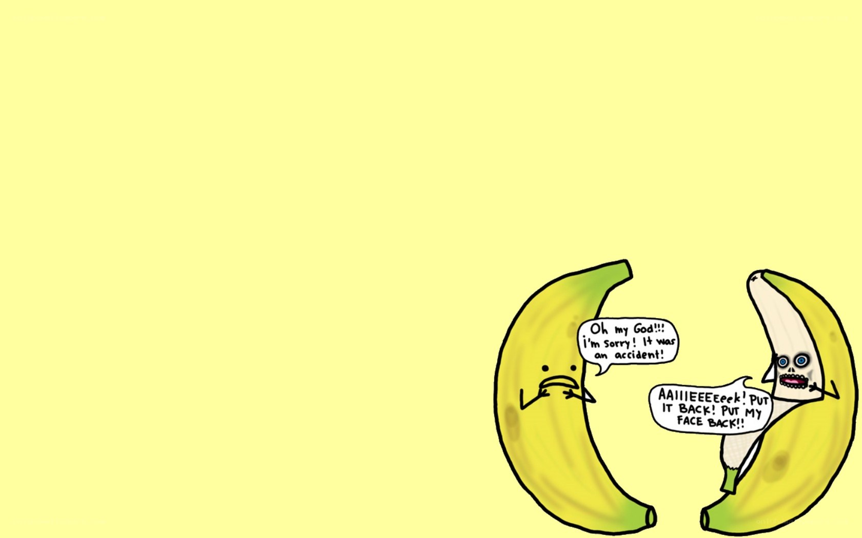 Banana accident comic