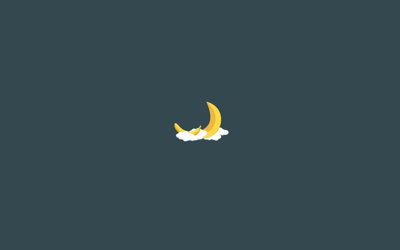 Banana and Crescent Moon