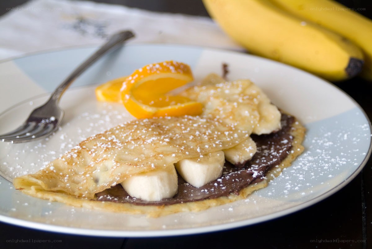 banana nutella crepe