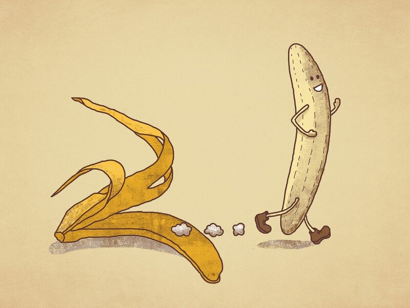 banana peel joke