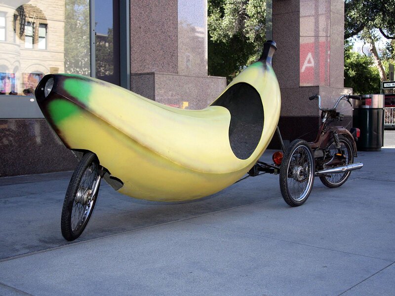 Banana-shaped Tricycle — Yellow