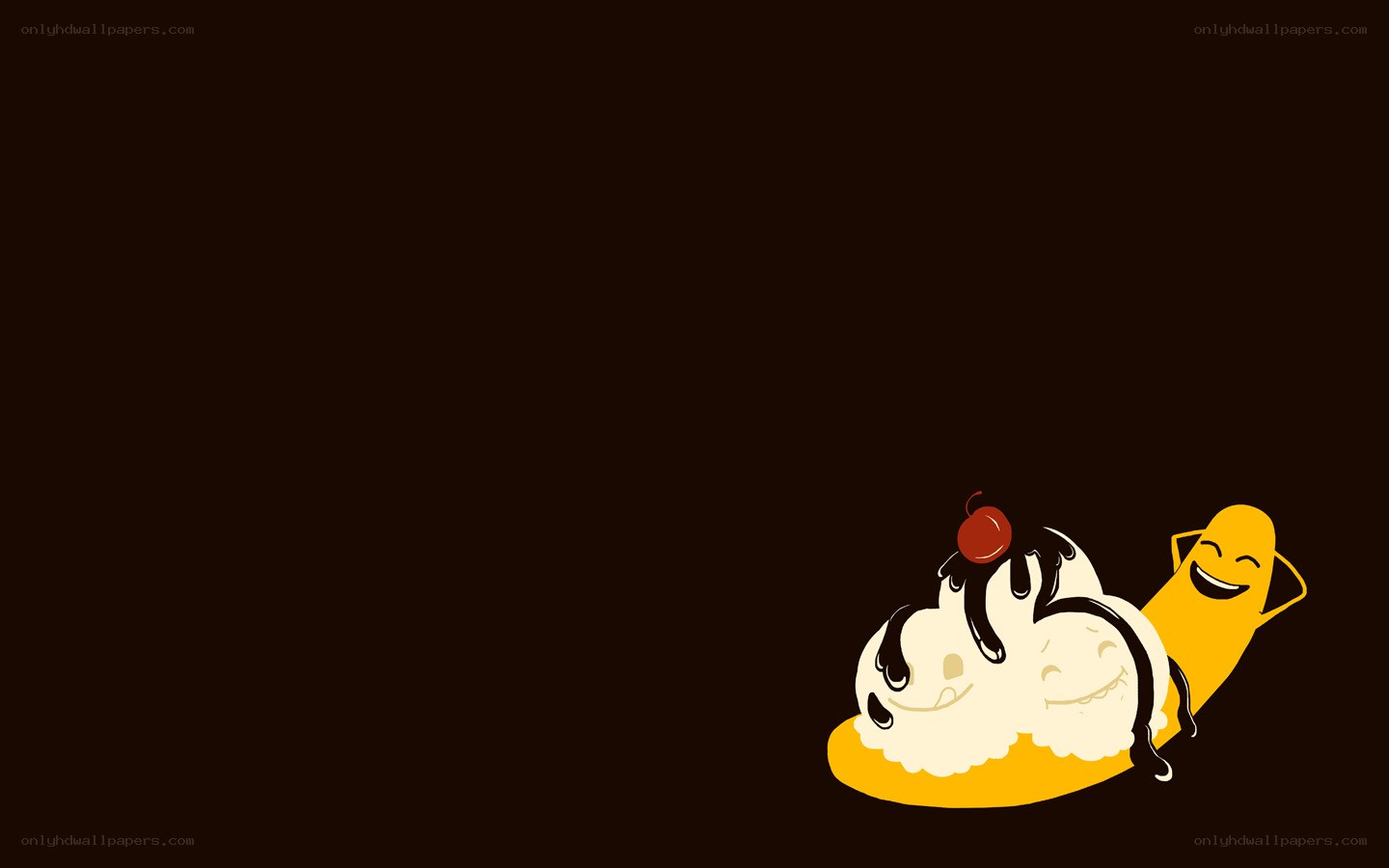 banana split illustration