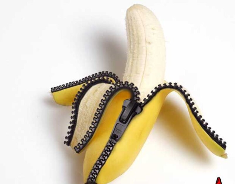 Banana with Zipper