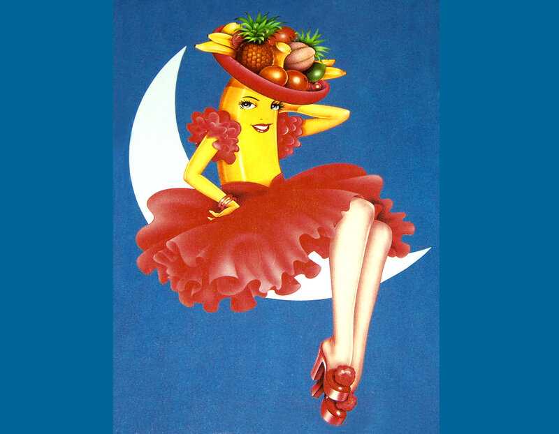 Banana Woman on Moon