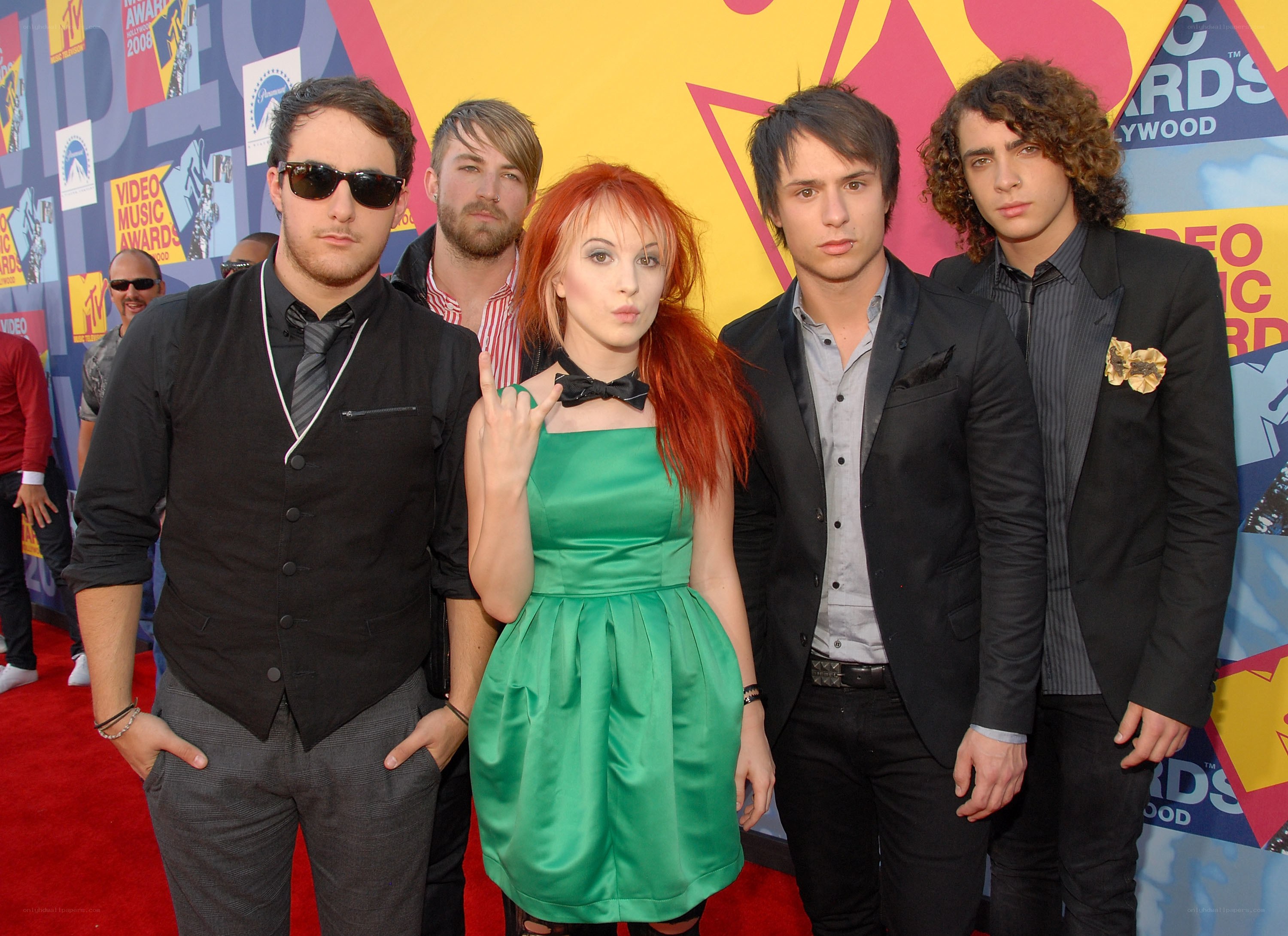 band at awards red carpet