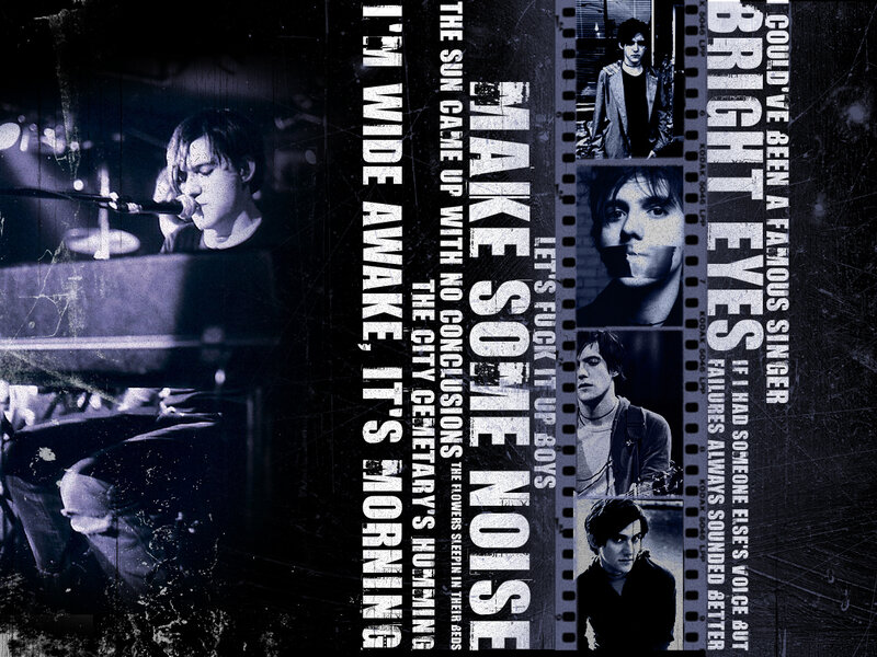 band collage with song titles
