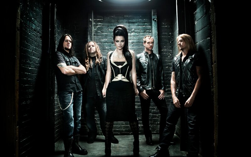 band in a dark alley